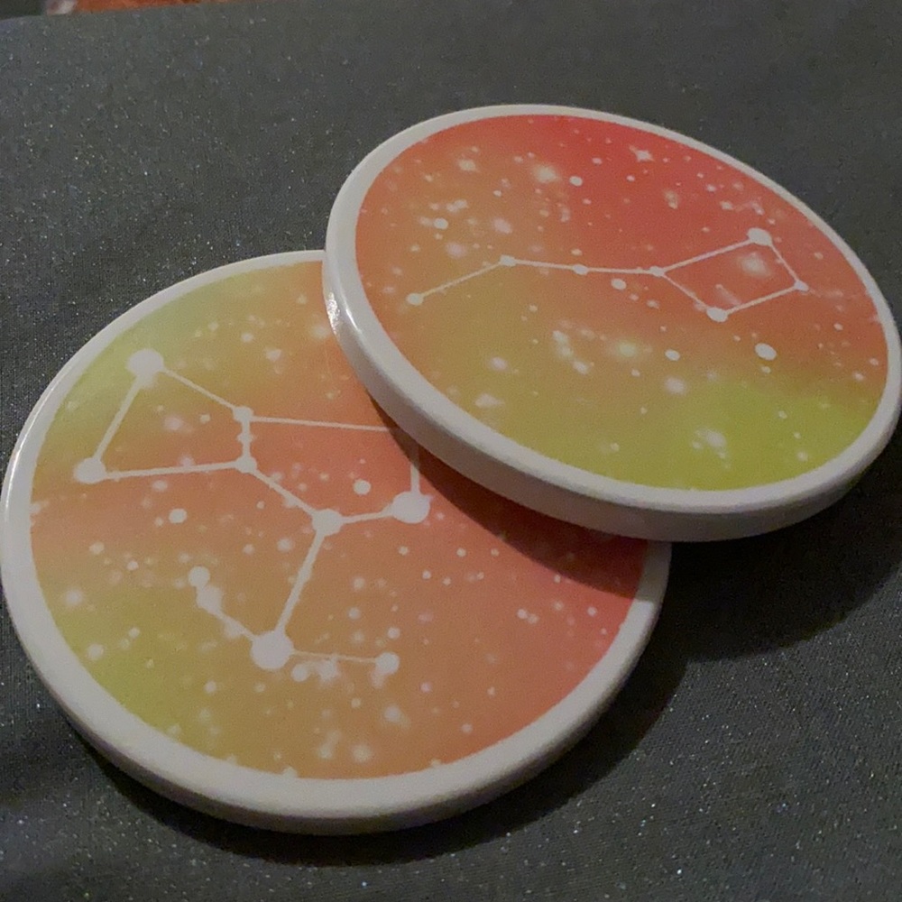 Custom Ceramic Constellation Coasters